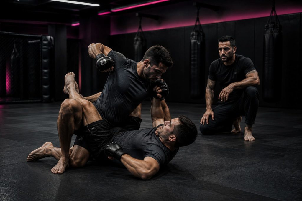 MMA training session