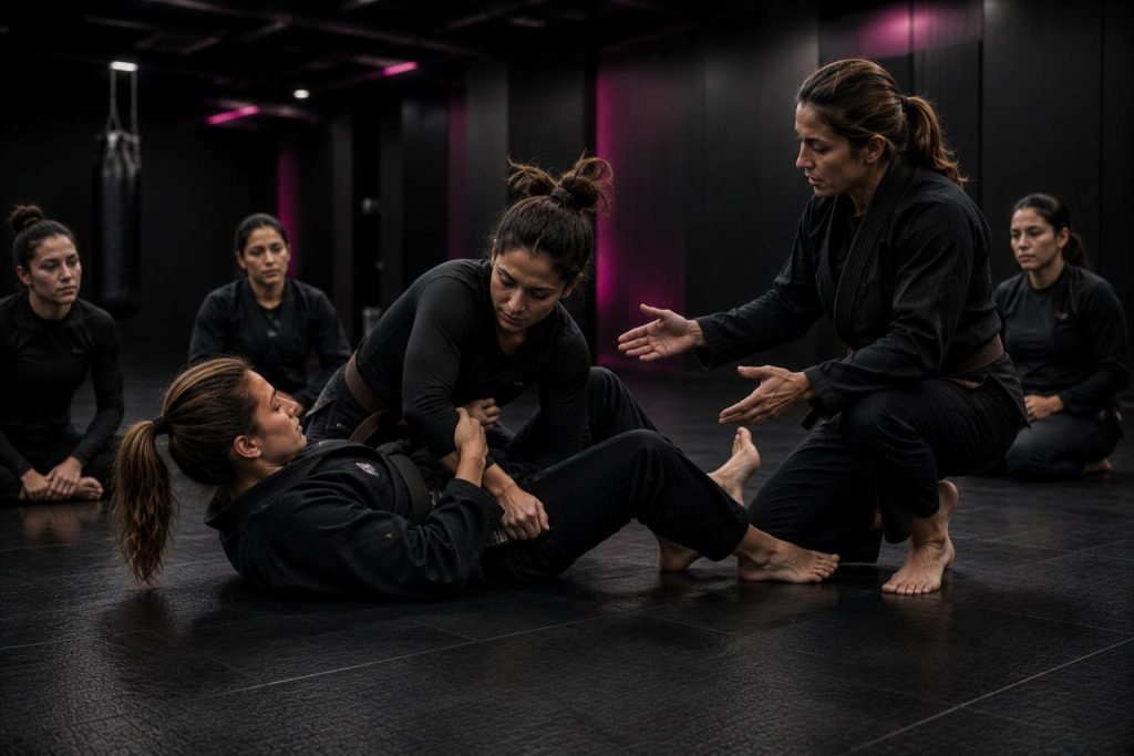 Women’s martial arts class